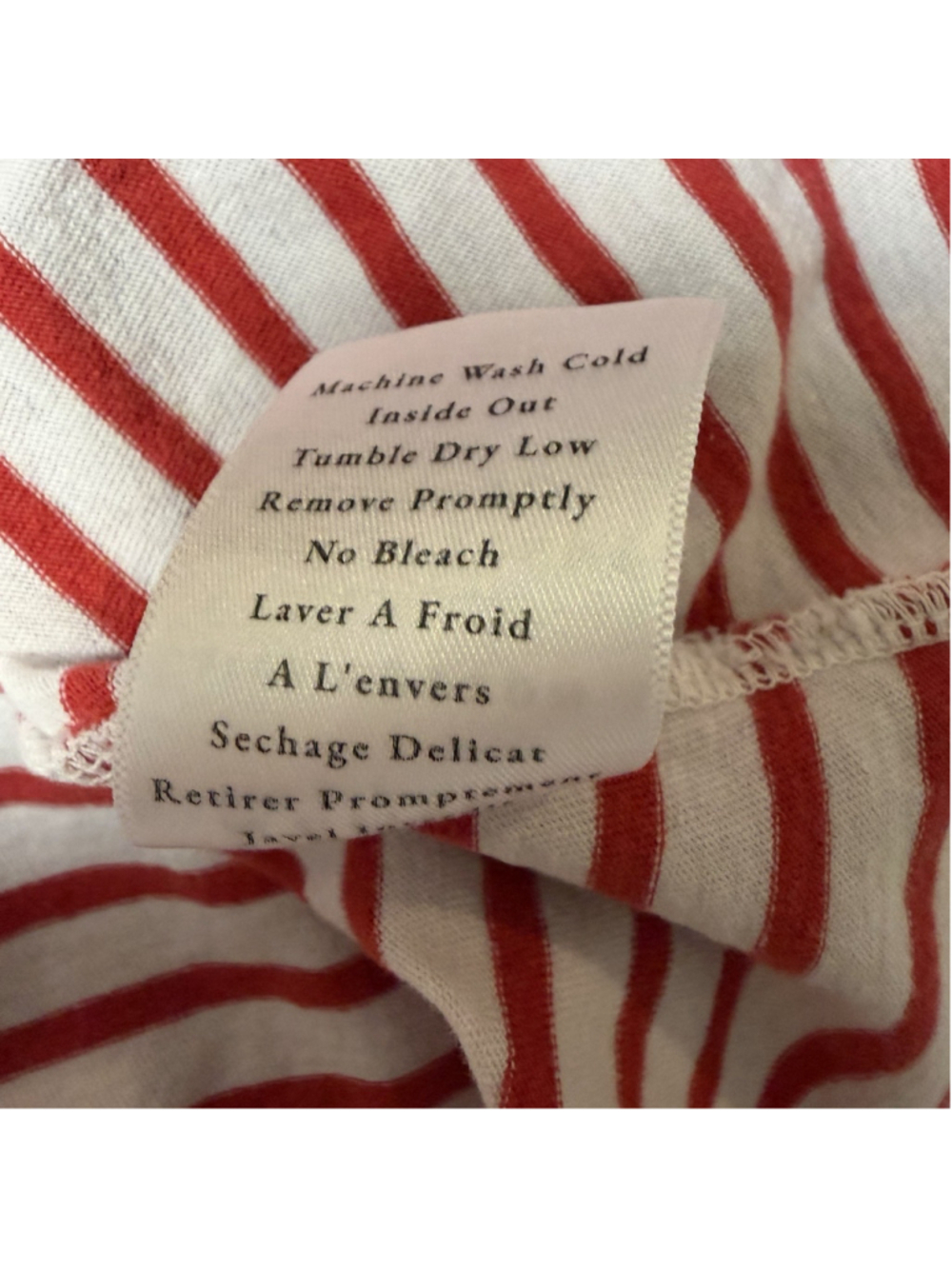 Frank & Eileen Josephine LOT x2 French Stripe Boxy Tee S Red/White & Navy/Blue - Picture 11 of 16